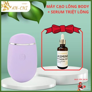 Máy cạo lông mini, cạo lông mặt, tay chân, nách, vùng kín êm ái an toàn ko xước da, ko đau rát khi sử dụng, Anchi Beauty