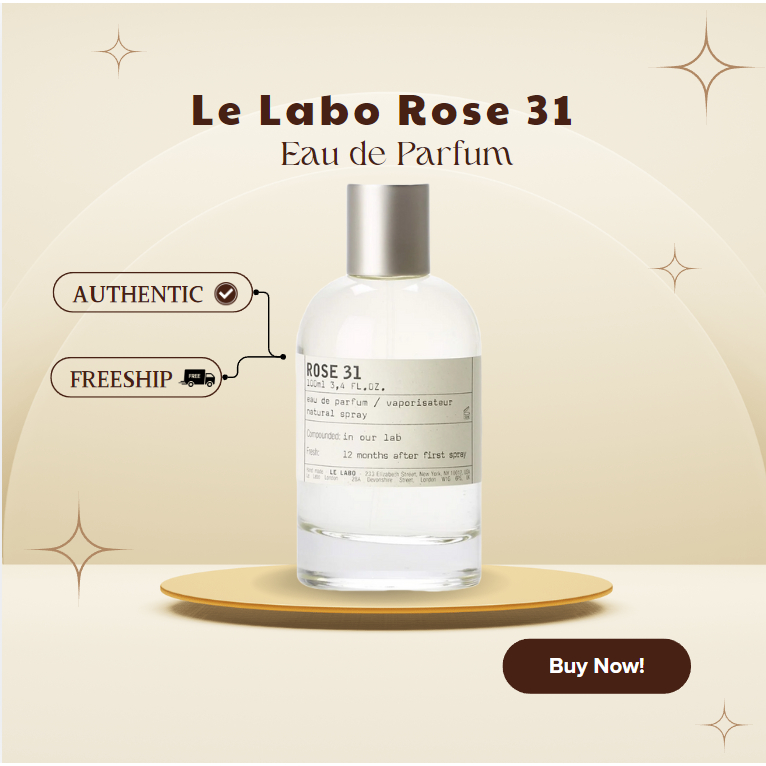 Chiết 10ml ROSE 31 Le Labo R31 | Nước Hoa Nữ Eau de Parfum Chính Hãng Niche | PiuPiu Perfume Authent