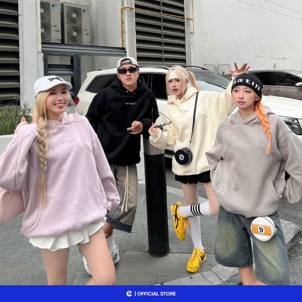 Áo hoodie dày nỉ đôi nam nữ Local Brand Chính Hãng City Cycle Space Ver 2 | BigBuy360 - bigbuy360.vn