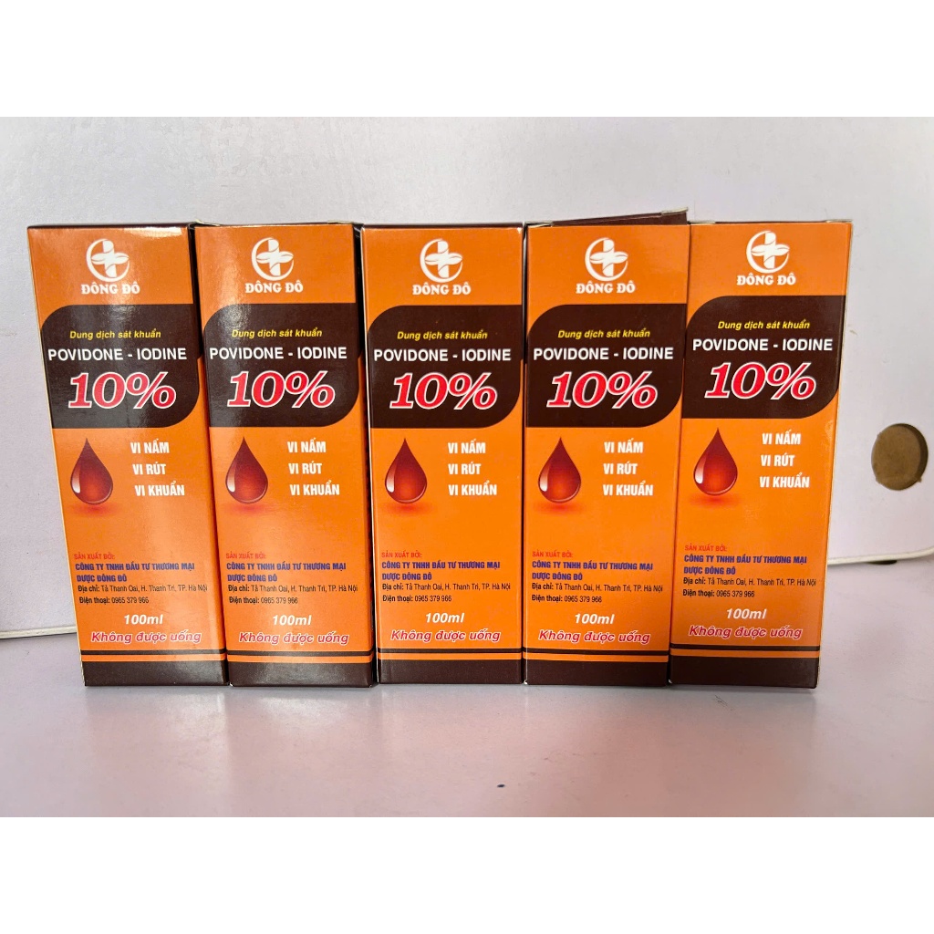 POVIDONE ĐÔNG ĐÔ - IODONE 10% (20ml & 100ml,)