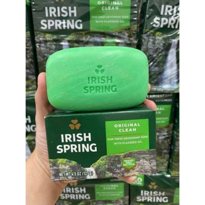 2 Cục Xà Phòng Xà Bông Tắm Cục Irish Spring Mỹ  113g