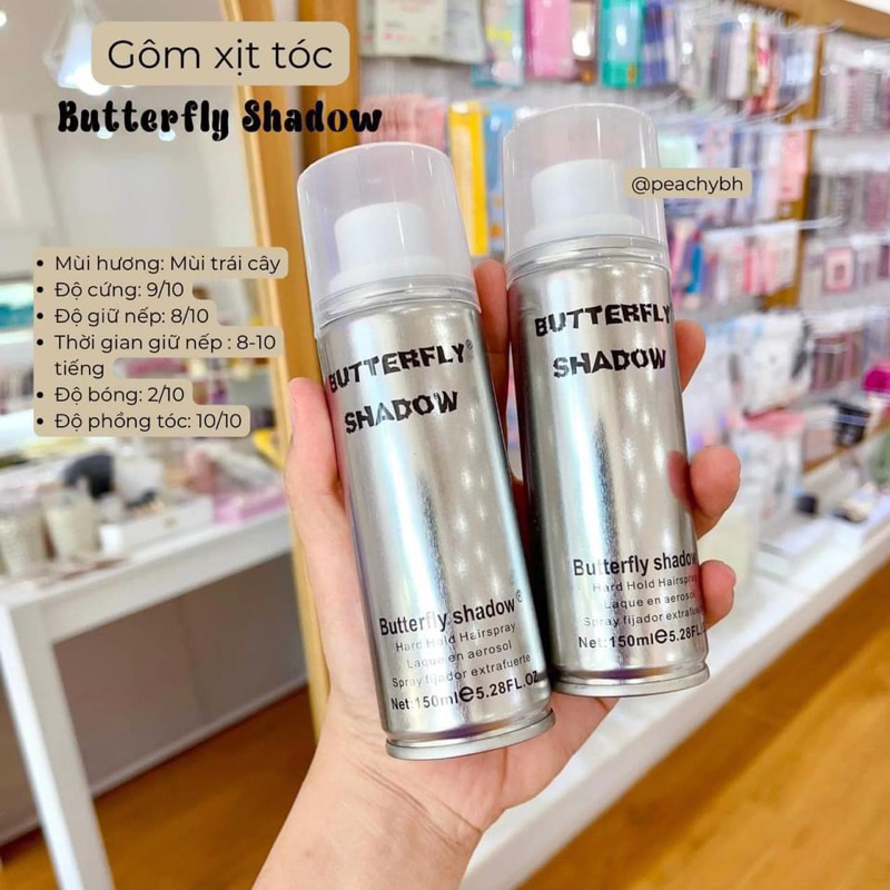 ☘️GÔM TẠO KIỂU TÓC BUTTERFLY 150ml (GÔM BẠC )