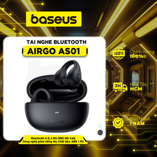 Tai nghe Bluetooth True Wireless Baseus AirGo AS01 Open-Ear bluetooth 5.3 2 Mic ENC HD giảm ồn