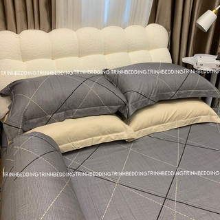 |SALE OFF 30% |BỘ GA GỐI LỤA TENCEL MICRO Trinhbedding ( S- Có mền)