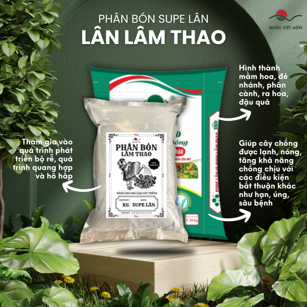 Phân bón LÂN LÂM THAO (gói 1KG) - SUPE LÂN Chính Hãng