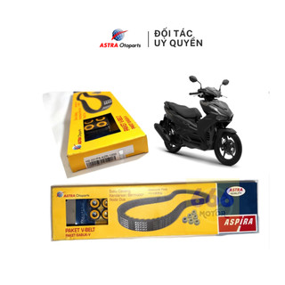 Dây curoa & bi côn Bando Aspira mã H2-231PA-KZR-1200 cho xe Honda Air Blade 125, Lead 125, SH Mode