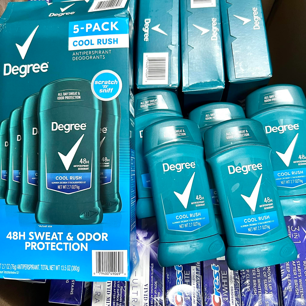 01 Lăn Khử Mùi Degree Men Cool Rush 48h Mỹ