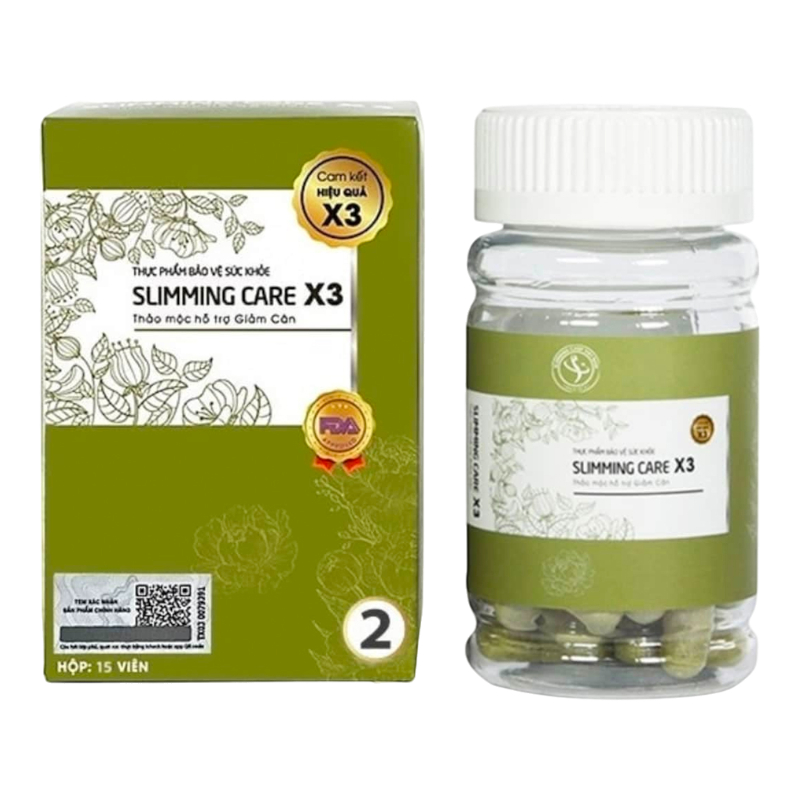 Viên Uống Thảo Mộc Giảm Cân Slimming Care X3 Chính Hãng Tặng Detox