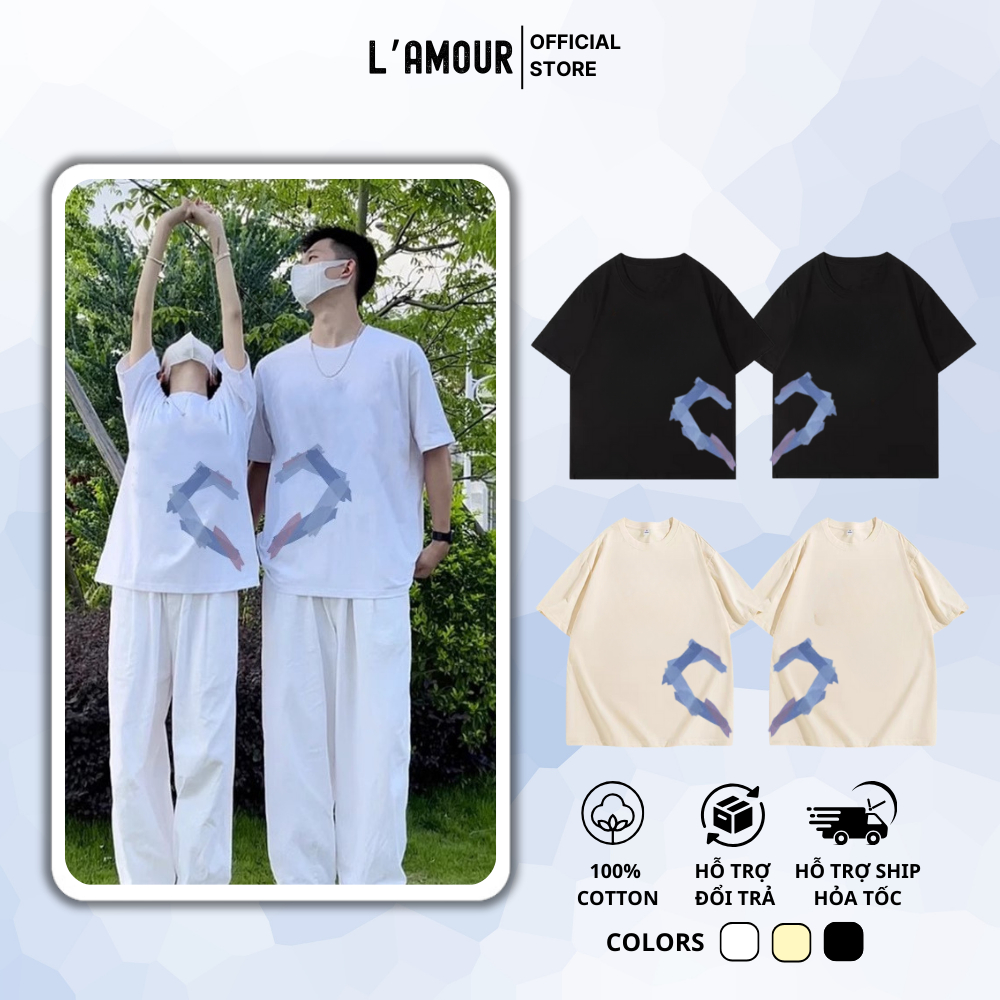 Áo Thun Local Brand Unisex Striped Shoulder Blockcore Love Studio
