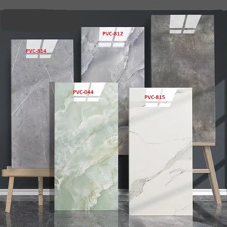 [FreeShip] COMBO 50 tấm dán tường phủ nhựa PVC 3D  Kích Thước 60x30cm tráng nhôm mặt sau xốp dán tường pvc vân đá bóng