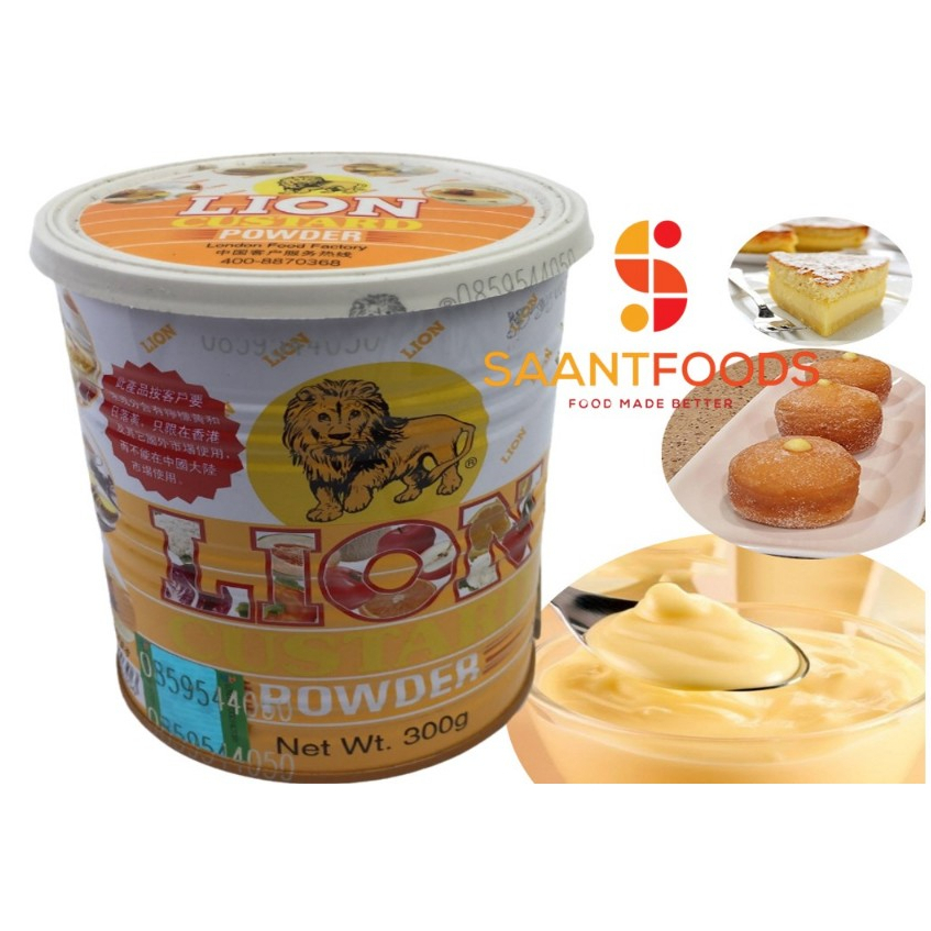 Bột trứng sữa Custard Lion 300g/hũ