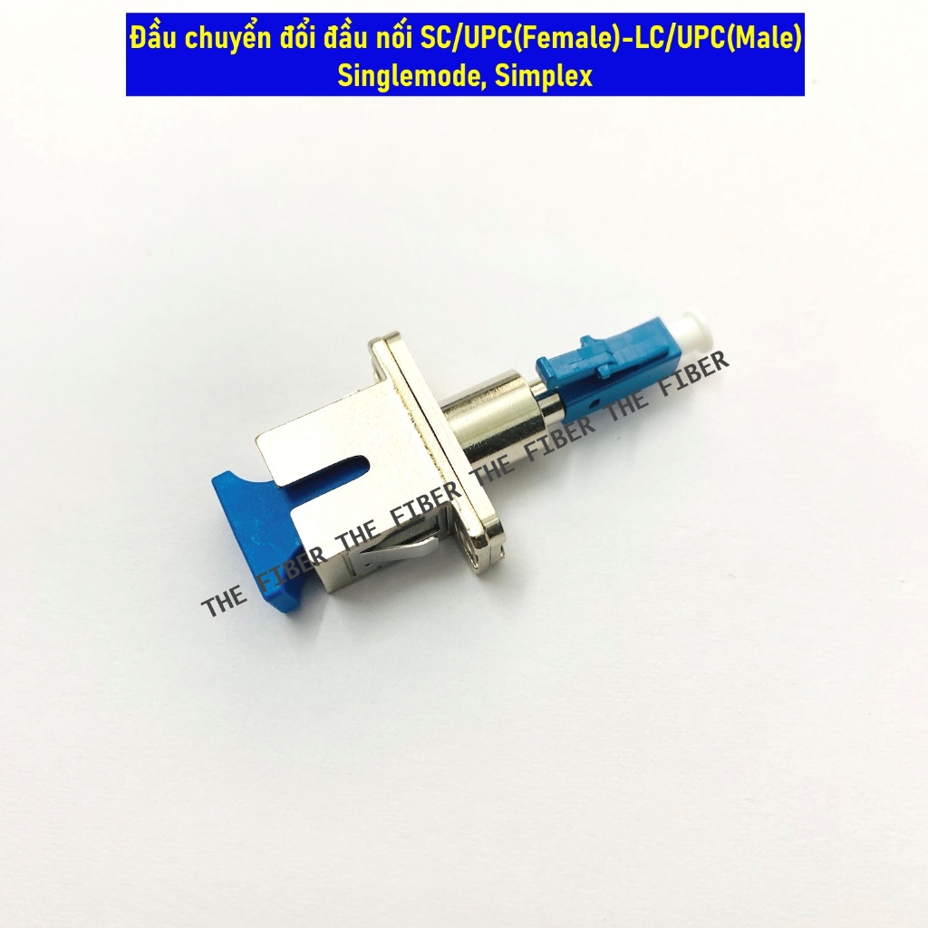Đầu chuyển đổi đầu nối SC/UPC(Female)-LC/UPC(Male) Singlemode, Simplex