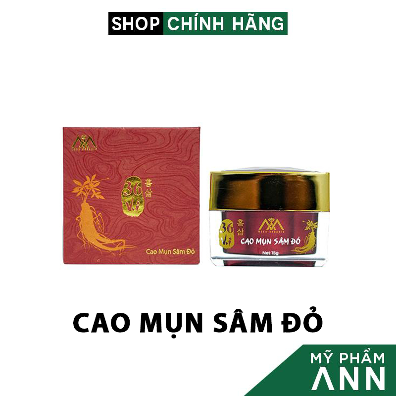 Cao Mụn Sâm Đỏ 36 Vị MeeA Organic Chính Hãng 15g