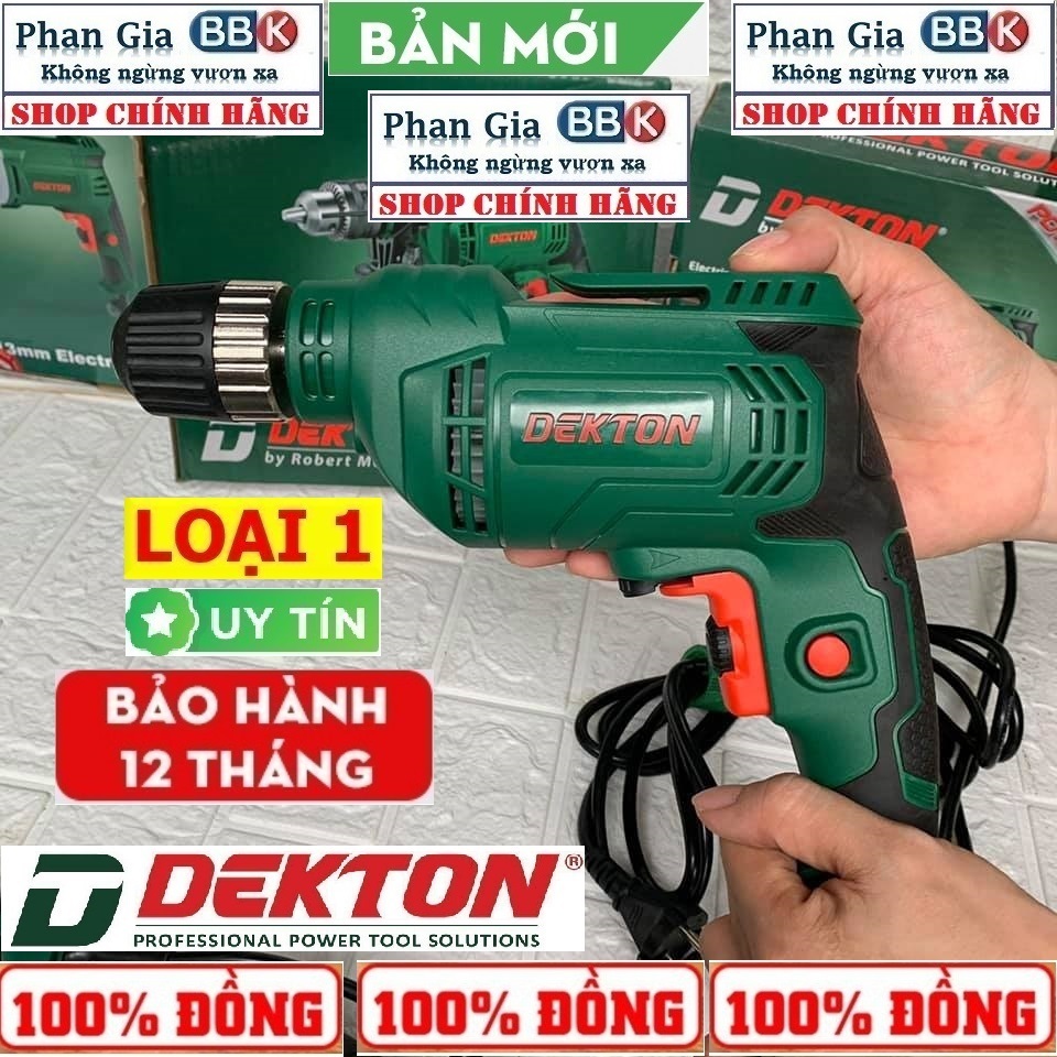 Máy khoan Điện DekTon Chính Hãng DK-550W - 100% dây đồng