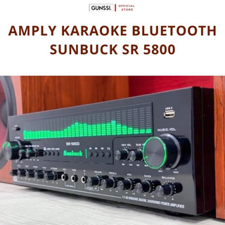 Amply Gunssi Âm ly Karaoke Bluetooth  Sunbuck SR 5800. Amly công suất lớn 7.1 Đánh loa bass 30. bảo hành 12 tháng
