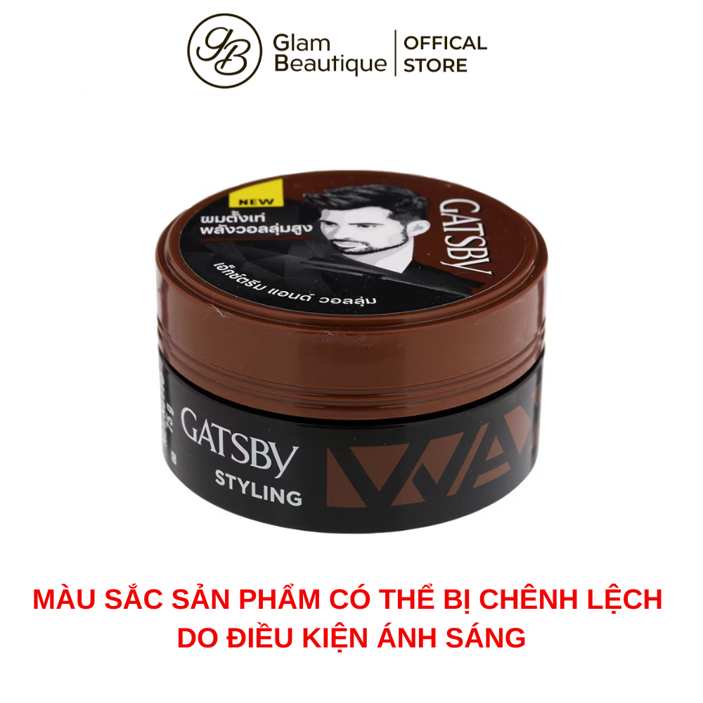 Gatsby Wax Vuốt Tóc E&V Màu Nâu 75G Glam Beautique