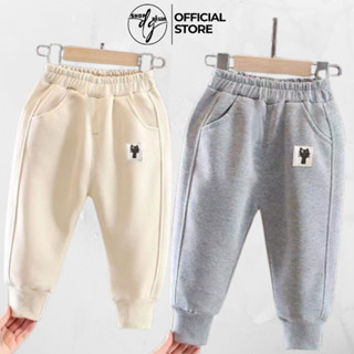  Quần nỉ bé trai bé gái chất liệu nỉ bông  FROM RỘNG  thời trang cho bé từ 6-25kg 