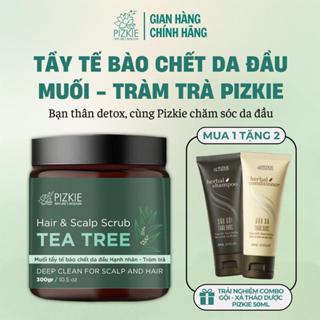 Muối Tẩy Tế Bào Chết Da Đầu Scalp Scrub Pizkie Giảm Rụng Tóc Kiềm Dầu Làm Sạch Gàu Hỗ Trợ Mọc Tóc