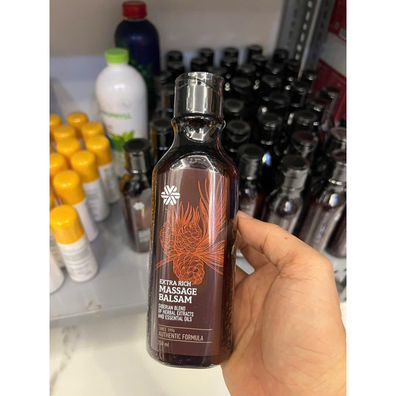 Dầu mát xa SIBERIAN Extra Rich Massage Balsam, Chăm sóc và dưỡng da toàn thân - chai 250 ml