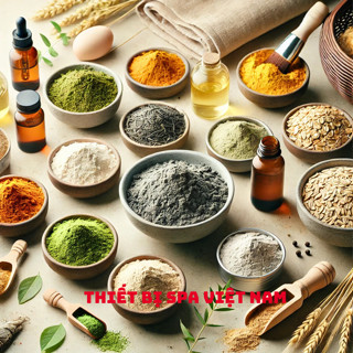 [ Qùa Tặng] Bột Mặt Nạ Bạc Hà Hoàn Toàn Thiên Nhiên Giúp Làm Dịu Ửng Đỏ, Dị Ứng Dùng Cá Nhân Và Spa