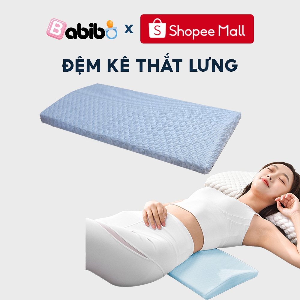 Gối kê lưng chống mỏi lưng BABIBO, Thoải mái xoay trở - Dành cho người thoát vị, bà bầu