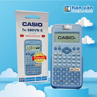Máy Tính Casio FX580VN XBU - Màu Xanh - Chính Hãng