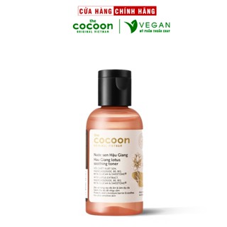 Trial size - Toner Nước cân bằng da Sen Hậu Giang Cocoon 50ml VEGAN - Mỹ Phẩm Thuần Chay