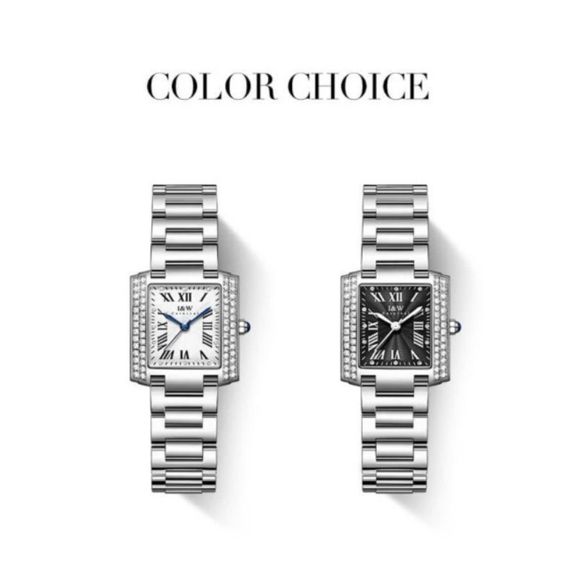 [Chính Hãng 100%] Đồng Hồ Nữ I&W Carnival IW696L (696L) 696 Máy Pin (Quartz) Kính Sapphiare Siz24,5 