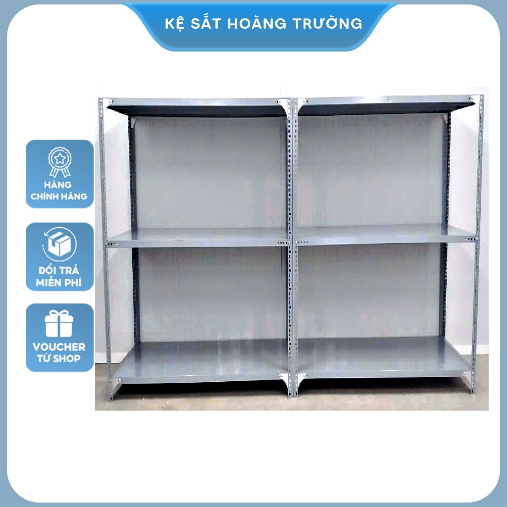 Kệ sắt V lỗ 3 tầng (Cao 1m2 x dài 1m2 x rộng 0.6m)