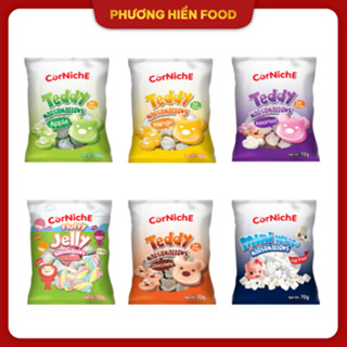 Kẹo Dẻo CorNichE Marshmallow 70g các loại (1 thùng 24 gói)