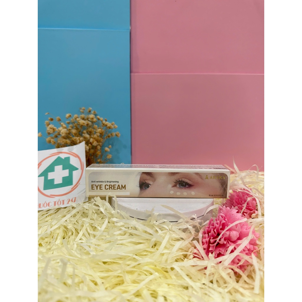 Kem thâm mắt Rena Abera giúp giảm thâm mắt, bọng mắt, nếp nhăn vùng mắt, làm cho vùng da mắt sáng mịn và đều màu 25g