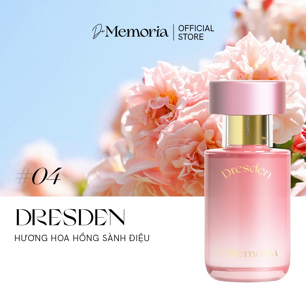 Nước Hoa Nữ Thơm Lâu De Memoria Sành Điệu, Dịu Ngọt (30Ml) - Dresden 04 Bst Ký Ức Đầu Tiên