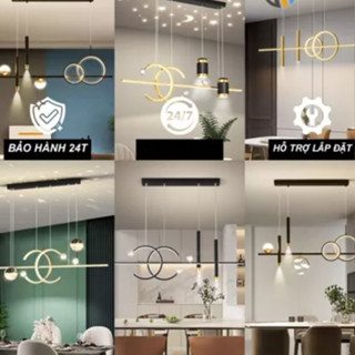  Đèn Thả Đèn Thả Trần Chi Tiết Hiện Đại 3 Chế Độ Sáng Trang Trí Bàn Ăn Phòng Bếp Hiện Đại  BH 2 Năm  