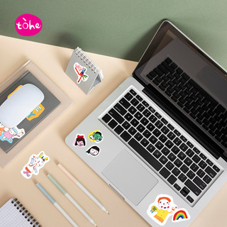 Set 3 tờ sticker cute Tòhe nhãn dán nhiều chủ đề, miếng dán sticker trang trí ngộ ngĩnh dễ thương