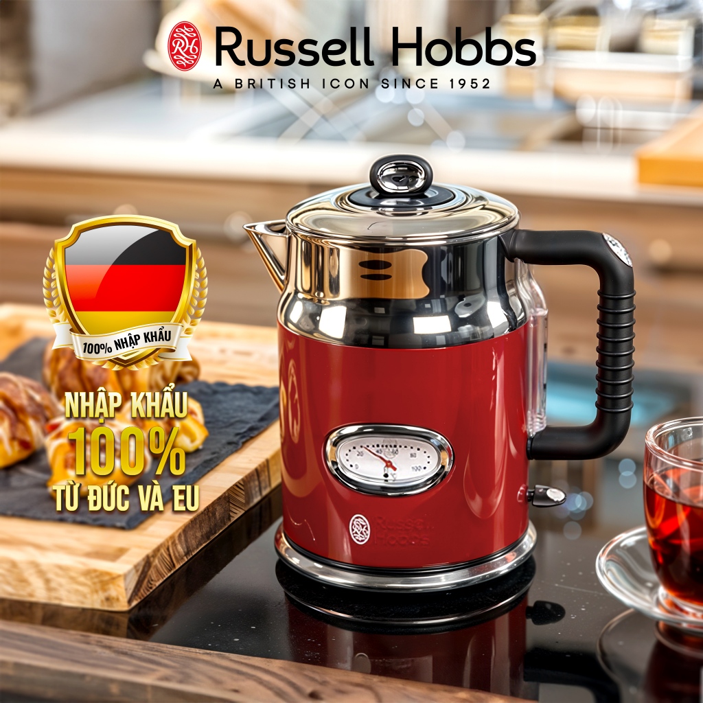 Ấm đun siêu tốc Russell Hobbs Retro