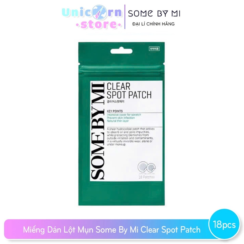 Miếng Dán Lột Mụn Some By Mi Clear Spot Patch 18 Miếng