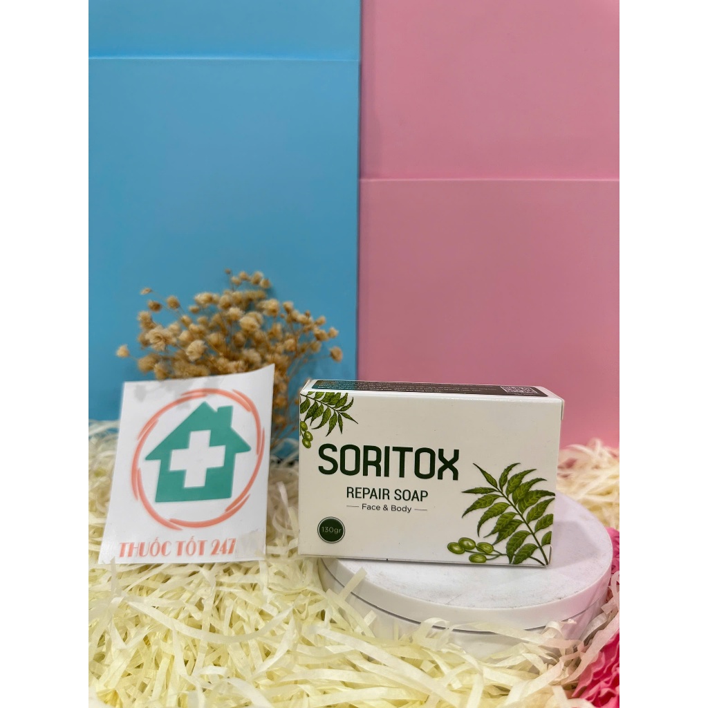 Xà Bông SORITOX Repair Soap - Giúp Làm Sạch & Dưỡng Da Tự Nhiên- Hộp 130gr