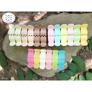 SET 12 Kẹp Tóc Càng Cua 3 Răng Bầu 5 Răng Bầu Hàn Quốc, Cặp Tóc Búi Tóc Càng Cua Dẻo Không Gãy