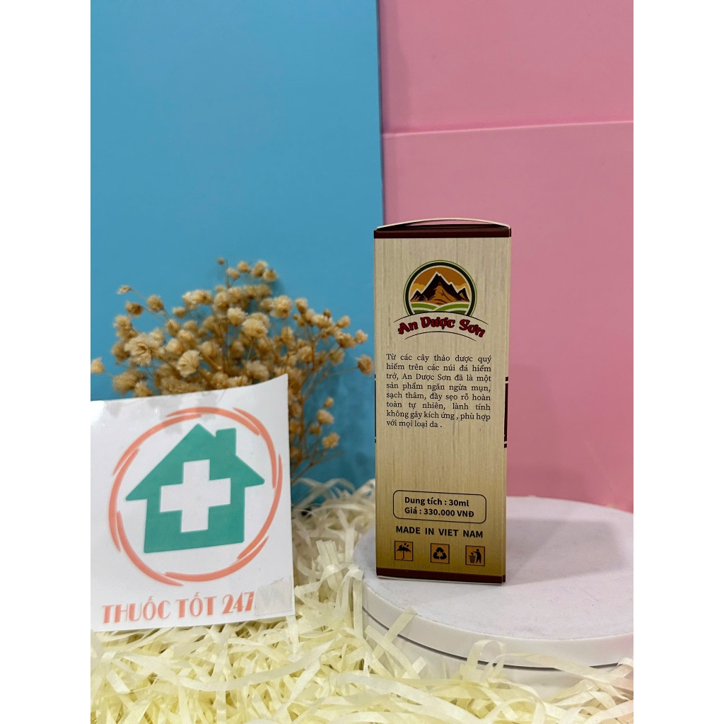 Serum An Dược Sơn 50ml Hết Mụn Tận Gốc  - Tái Tạo Da Sạch Thâm Nám, Tàn Nhang, Sẹo Rỗ - Chai 3