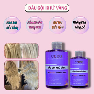 Dầu gội tím khử vàng cao cấp, giúp khử sắc tố vàng trên tóc và bền màu hơn