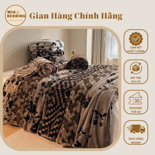 Vỏ Chăn Nỉ Nhung Lông Thỏ Cao Cấp Có Khóa Kéo Lồng Được Ruột Kích Thước 2mx2m3 Đa Năng Tiện Dụng
