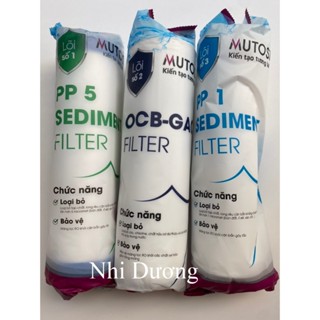 CHÍNH HÃNG Bộ lõi lọc nước 123 Mutosi
