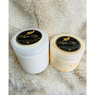 Combo Kem Body 250g Tẩy + 150g Ủ Trắng Nhanh - Ngân Thư Beauty