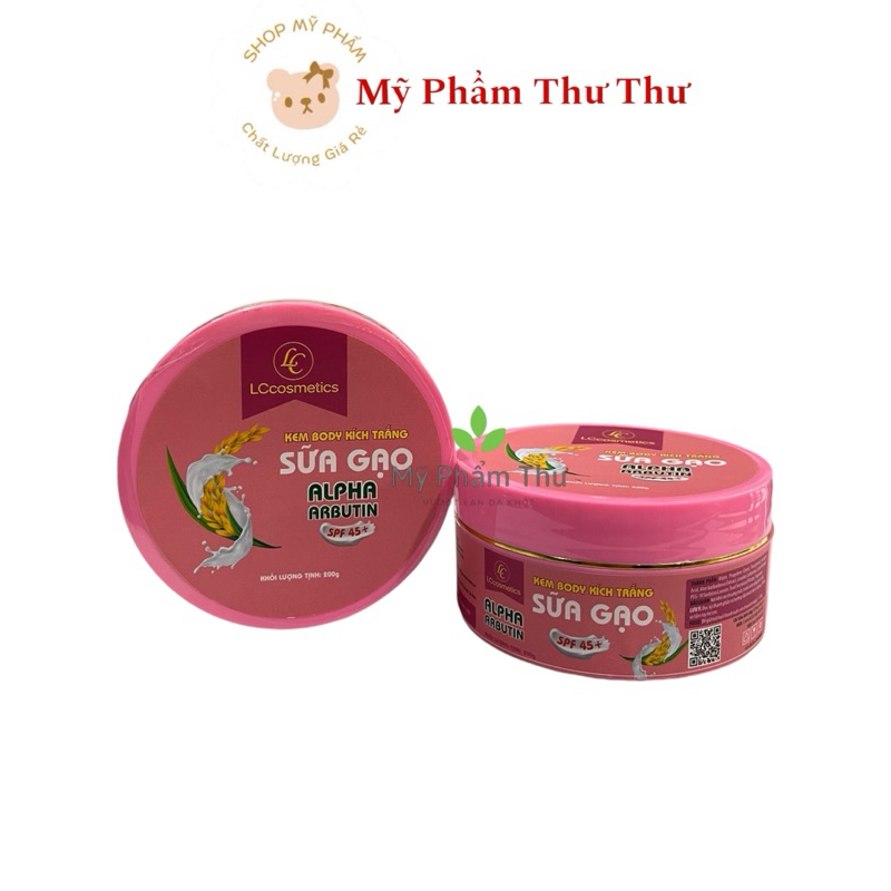 Sữa Gạo Alpha Arbutin Siêu Trắng Toàn Thân