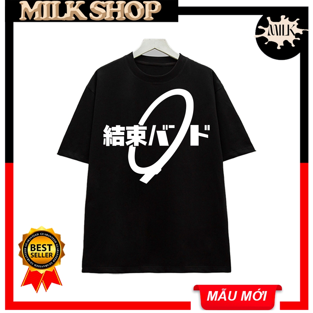 Áo thun đen Bocchi cotton unisex