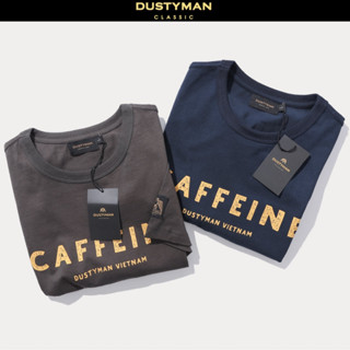 Áo Thun Nam In Hình Cổ Điển Caffeine DUSTYMAN - Vải 100% Cotton - Form Regular Fit