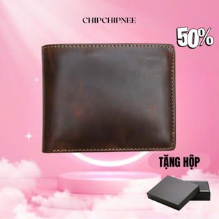 Ví Nam Da Bò Cao Cấp Siêu Đẳng Cấp | Siêu Bền Đẹp BH 12 Tháng - LT04 | chipchipnee