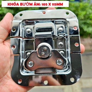 Khoá bướm 105 x 115m ( sắt mạ inox) dùng tủ case, tủ âm thanh, tủ thiết bị, case loa, thùng đựng loa