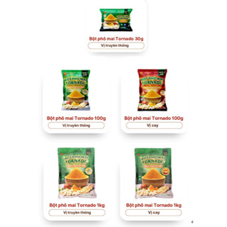 Bột Phô Mai Hàn Quốc 1Kg Hiệu TORNADO LOẠI NGON- Hàn Quốc Lắc khoai tây, khoai lang, gà rán - Sỉ - Lẻ Bán Buôn Toàn Quốc