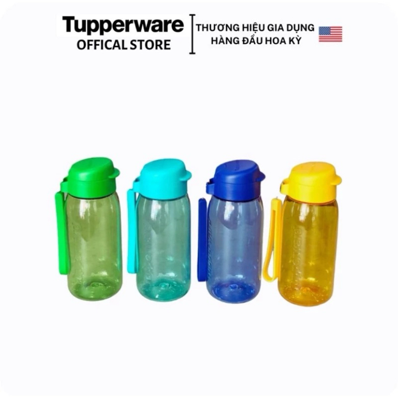 Bình nước Tupperware Lohas Flask 550ml nhựa nguyên sinh an toàn